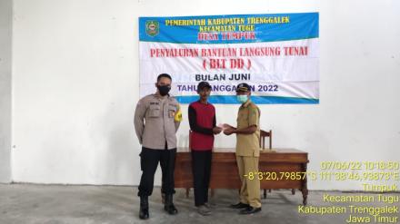 PEMBAGIAN BLT DD BULAN JUNI TAHUN 2022